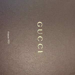 Brand new leather Gucci GG logo iPad tablet holder case